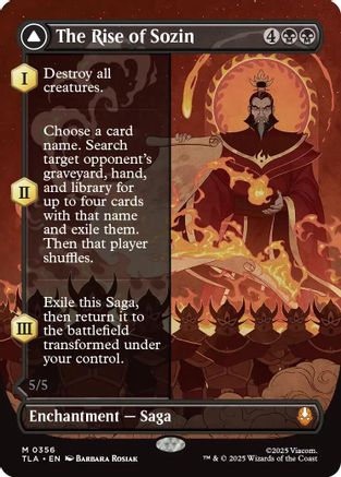 The Rise of Sozin (Borderless) (TLA-356) - [Avatar: The Last Airbender]