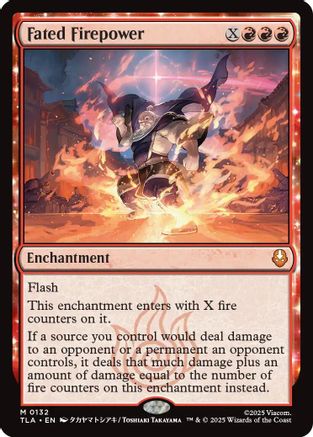 Fated Firepower (TLA-132) - [Avatar: The Last Airbender] Foil