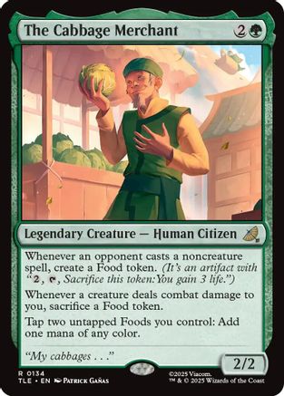The Cabbage Merchant (TLE-134) - [Avatar: The Last Airbender: Eternal-Legal] Foil