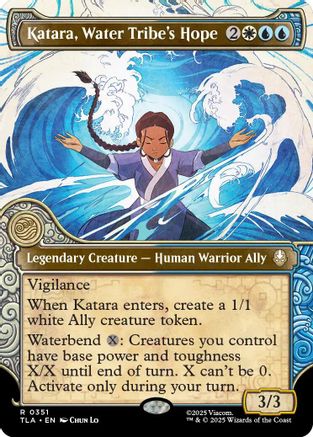 Katara, Water Tribe's Hope (Showcase) (TLA-351) - [Avatar: The Last Airbender] Foil