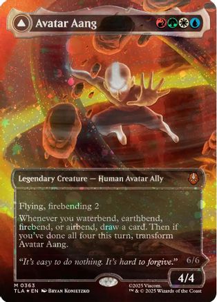 Avatar Aang (Raised Foil) (TLA-363) - [Avatar: The Last Airbender] Foil