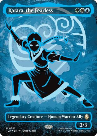 Katara, the Fearless (Borderless Battle Pose) (TLA-361) - [Avatar: The Last Airbender] Foil