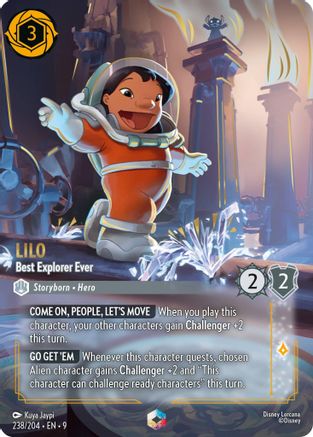 Lilo - Best Explorer Ever (Enchanted) (238/204) - [ Fabled ] Holofoil