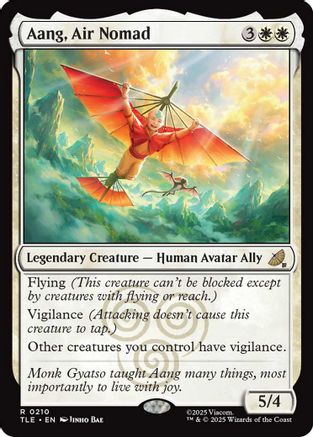 Aang, Air Nomad (TLE-210) - [Avatar: The Last Airbender: Eternal-Legal] Foil