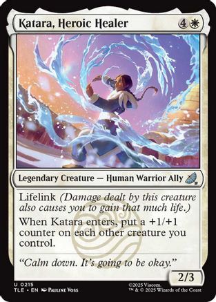 Katara, Heroic Healer (TLE-215) - [Avatar: The Last Airbender: Eternal-Legal]