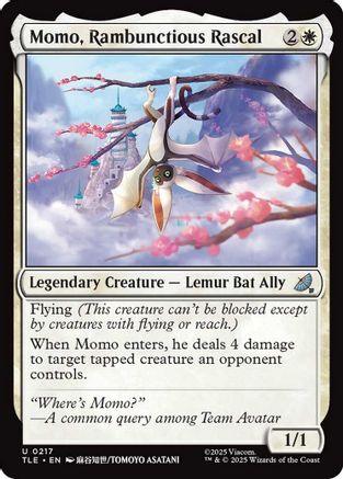 Momo, Rambunctious Rascal (TLE-217) - [Avatar: The Last Airbender: Eternal-Legal]