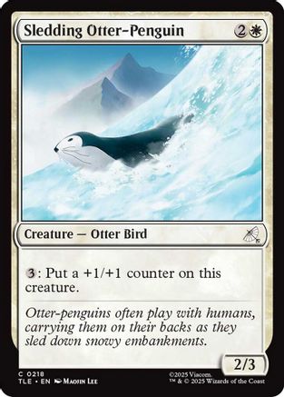 Sledding Otter-Penguin (TLE-218) - [Avatar: The Last Airbender: Eternal-Legal]