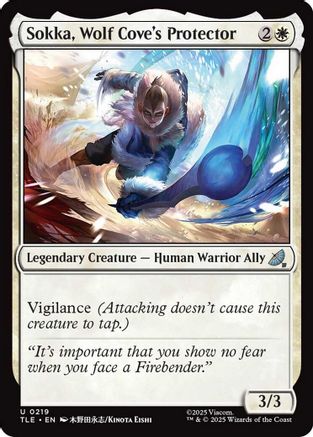 Sokka, Wolf Cove's Protector (TLE-219) - [Avatar: The Last Airbender: Eternal-Legal] Foil