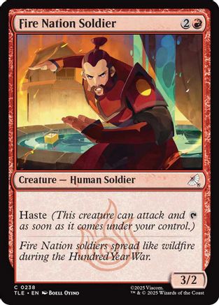 Fire Nation Soldier (TLE-238) - [Avatar: The Last Airbender: Eternal-Legal]