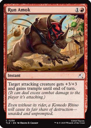 Run Amok (TLE-258) - [Avatar: The Last Airbender: Eternal-Legal] Foil