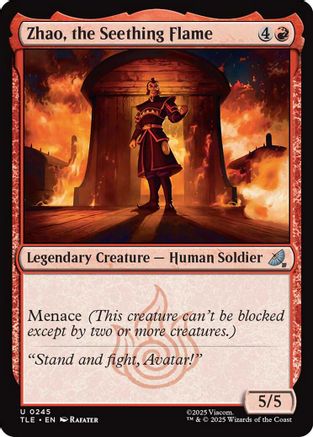 Zhao, the Seething Flame (TLE-245) - [Avatar: The Last Airbender: Eternal-Legal]
