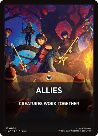 Allies Theme Card (TLE-001) - [Avatar: The Last Airbender: Eternal-Legal]