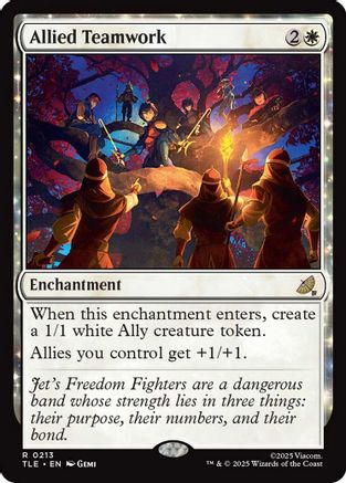 Allied Teamwork (TLE-213) - [Avatar: The Last Airbender: Eternal-Legal] Foil