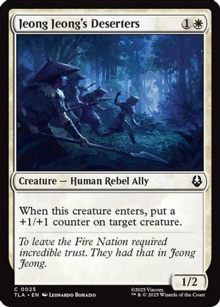 Jeong Jeong's Deserters (TLA-025) - [Avatar: The Last Airbender] Foil