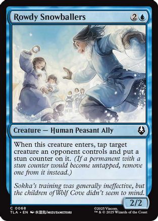 Rowdy Snowballers (TLA-068) - [Avatar: The Last Airbender]