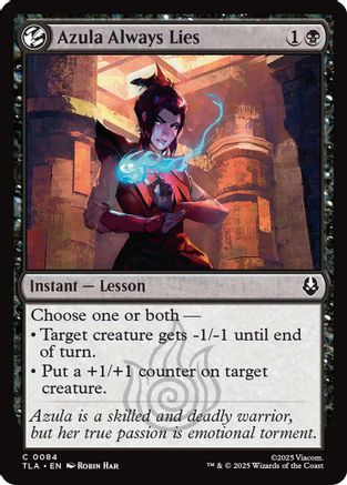 Azula Always Lies (TLA-084) - [Avatar: The Last Airbender] Foil