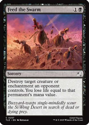 Feed the Swarm (TLE-257) - [Avatar: The Last Airbender: Eternal-Legal] Foil