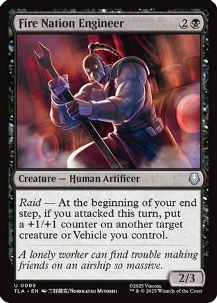 Fire Nation Engineer (TLA-099) - [Avatar: The Last Airbender] Foil