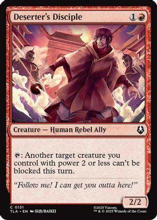 Deserter's Disciple (TLA-131) - [Avatar: The Last Airbender] Foil