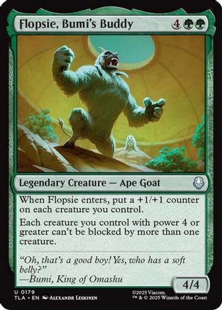 Flopsie, Bumi's Buddy (TLA-179) - [Avatar: The Last Airbender] Foil