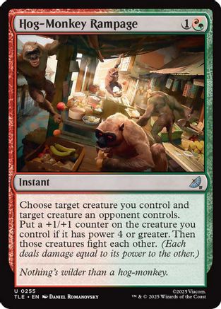 Hog-Monkey Rampage (TLE-255) - [Avatar: The Last Airbender: Eternal-Legal] Foil