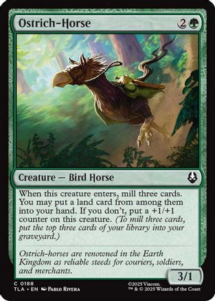 Ostrich-Horse (TLA-188) - [Avatar: The Last Airbender] Foil