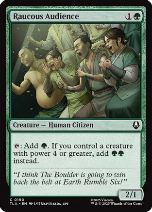 Raucous Audience (TLA-190) - [Avatar: The Last Airbender]