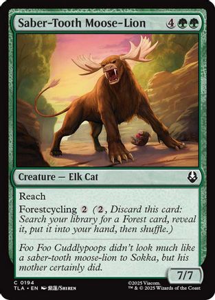Saber-Tooth Moose-Lion (TLA-194) - [Avatar: The Last Airbender] Foil