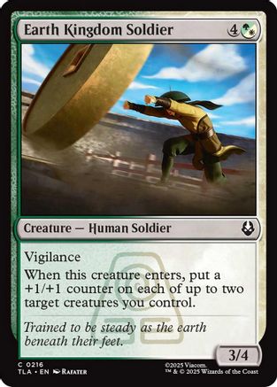 Earth Kingdom Soldier (TLE-216) - [Avatar: The Last Airbender: Eternal-Legal] Foil