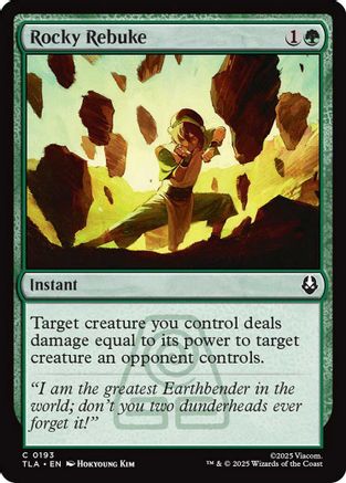 Rocky Rebuke (TLA-193) - [Avatar: The Last Airbender] Foil