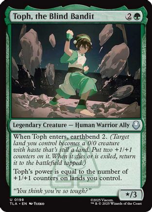 Toph, the Blind Bandit (TLA-198) - [Avatar: The Last Airbender]
