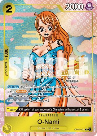 O-Nami (CS 25-26 Event Pack) (OP06-101) - One Piece Promotion Cards
