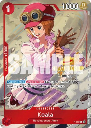 Koala (CS 25-26 Event Pack) (P-069) - One Piece Promotion Cards