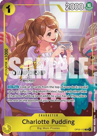 Charlotte Pudding (112) (CS 25-26 Celebration Pack) (OP03-112) - One Piece Promotion Cards