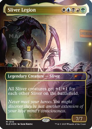 Sliver Legion (1310) (Rainbow Foil) (SLD-1310) - [Secret Lair Drop Series] Foil