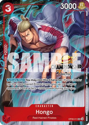 Hongo (CS 25-26 Celebration Pack) (OP09-011) - One Piece Promotion Cards