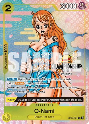 O-Nami (CS 25-26 Event Pack Finalist Ver.) (OP06-101) - One Piece Promotion Cards