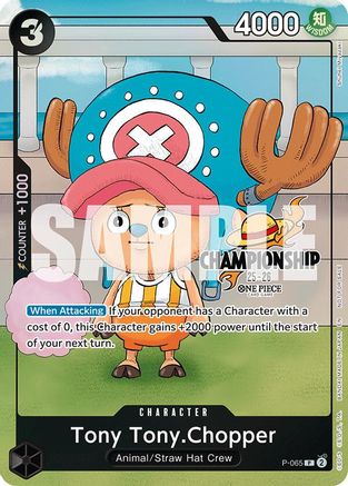 Tony Tony.Chopper (CS 25-26 Event Pack Finalist Ver.) (P-065) - One Piece Promotion Cards