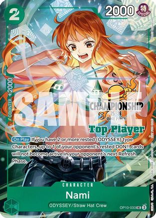 Nami (CS 25-26 Top Player Pack) (OP10-033) - One Piece Promotion Cards