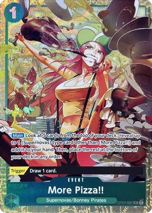 More Pizza!! (Premium Card Collection -Best Selection Vol. 4-) (OP07-037) - One Piece Promotion Cards