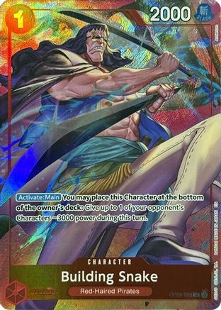 Building Snake (Premium Card Collection -Best Selection Vol. 4-) (OP09-008) - One Piece Promotion Cards