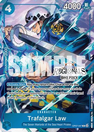 Trafalgar Law (Online Regional Participation Pack 2025 Vol.2) (OP07-047) - One Piece Promotion Cards