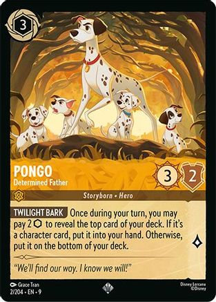 Pongo - Determined Father (2/204) - [ Fabled ] Cold Foil