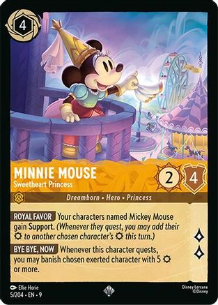 Minnie Mouse - Sweetheart Princess (5/204) - [ Fabled ]