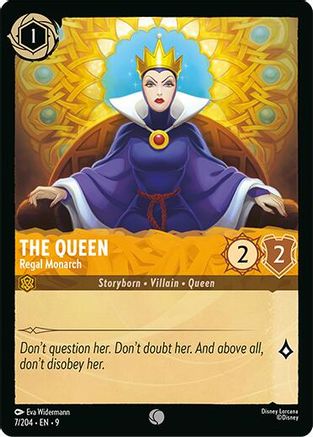 The Queen - Regal Monarch (7/204) - [ Fabled ] Cold Foil