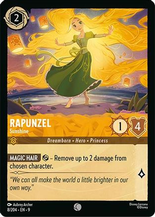 Rapunzel - Sunshine (8/204) - [ Fabled ] Cold Foil