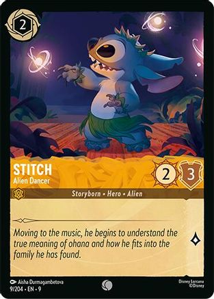 Stitch - Alien Dancer (9/204) - [ Fabled ] Cold Foil