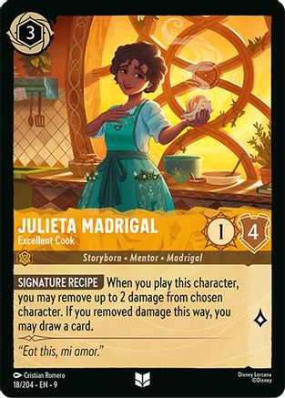 Julieta Madrigal - Excellent Cook (18/204) - [ Fabled ] Cold Foil