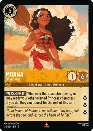 Moana - Of Motunui (20/204) - [ Fabled ] Cold Foil