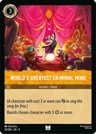 World's Greatest Criminal Mind (30/204) - [ Fabled ] Cold Foil